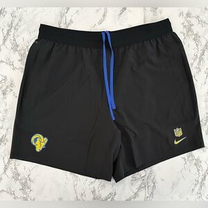 Nike Los Angeles Rams NFL Dri-Fit Athletic On Field Shorts Stafford Men Size XL